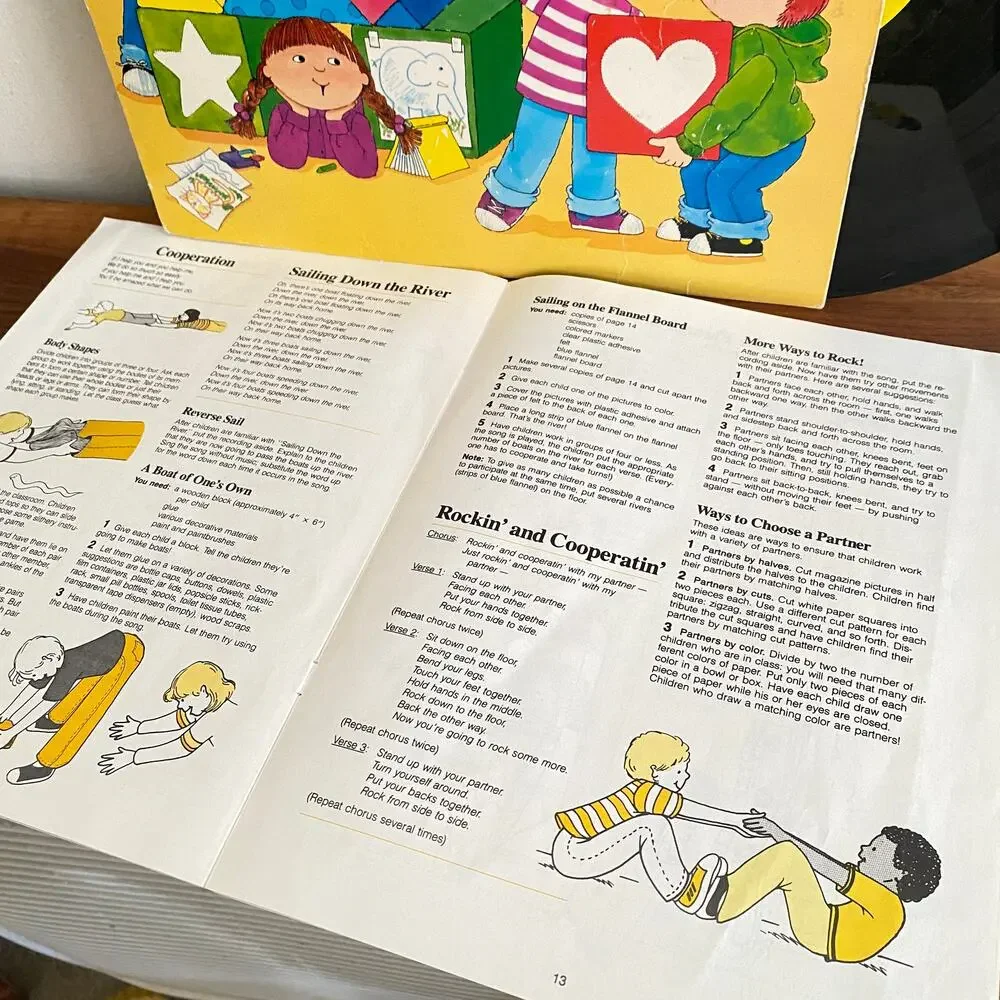 Vintage 1987 Social Skills Sing & Learn Vinyl Record